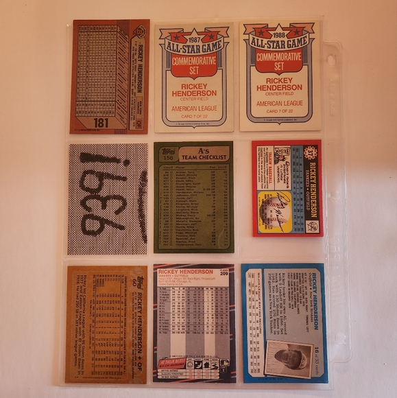 Lot of 45 Rickey Henderson baseball cards - Picture 3 of 10